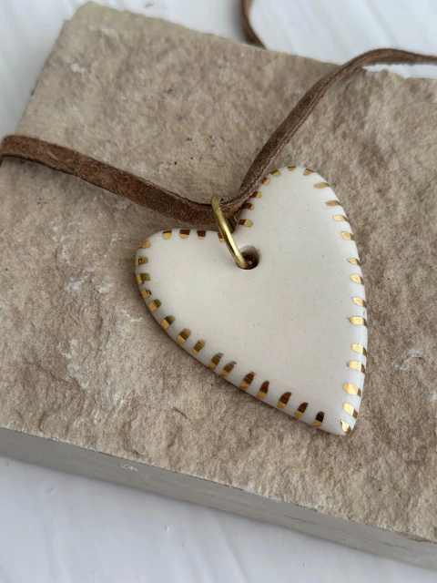 Collar Corazon Stripes - comprar online