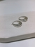 Argollas Gota Acero - comprar online