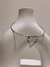 Gargantilla corazon wave - comprar online