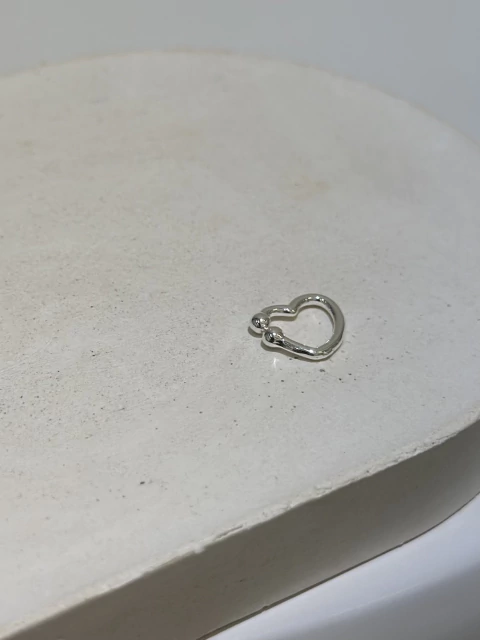 Aros Ear Cuff corazón - comprar online