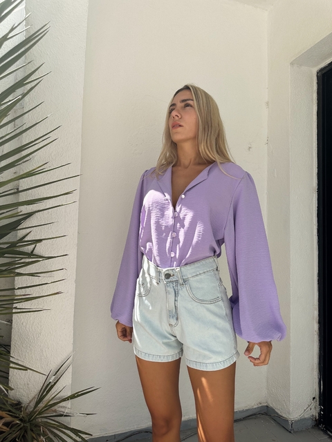 SHORT LOW LIGHT BLUE