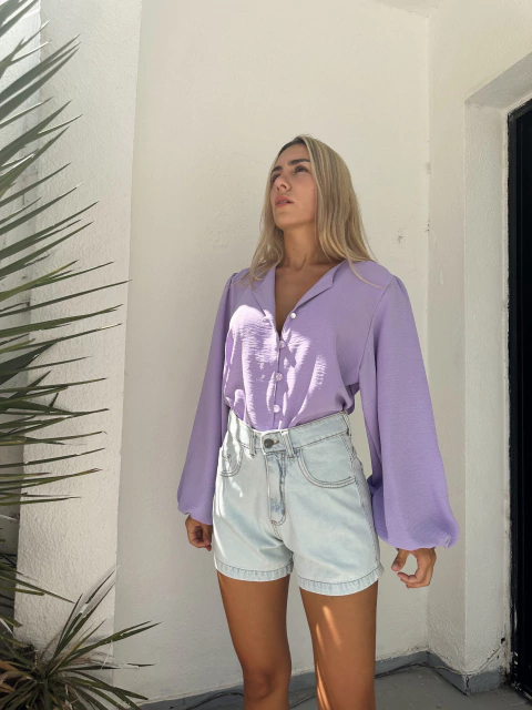 SHORT LOW LIGHT BLUE