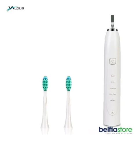 Cepillo De Dientes Electrico Valdus S2005 + 5 Modos + Usb + 2 cabezales - comprar online