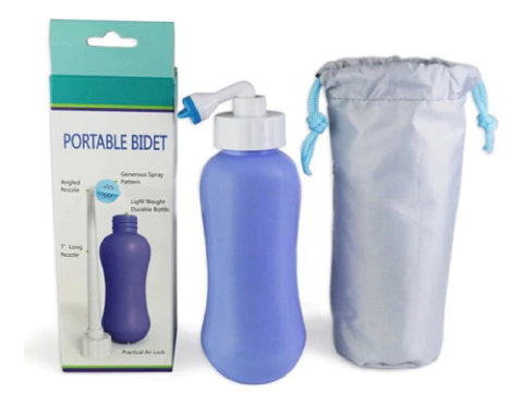 Bidet Portatil De Viaje Irrigador Limpieza 380 Ml incluye funda super completo - comprar online