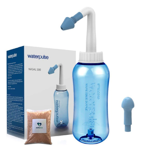 Irrigador Limpieza Higiene Nasal Lota Yoga Neti -500 Ml con 2 picos y sal gratis - comprar online