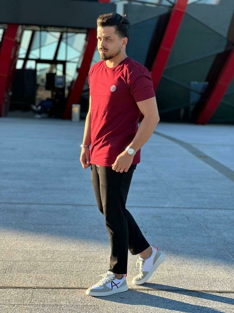 CAMISETA GLOBAL - BORDO - comprar online