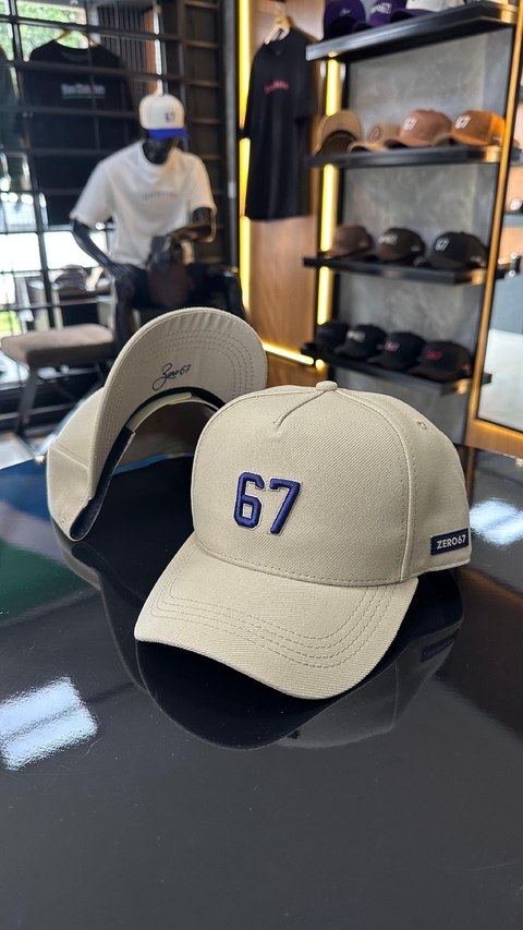 BONÉ SNAPBACK COLEÇÃO NAVIRAI - BEGE/AZUL - comprar online
