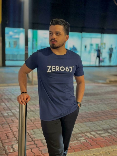 CAMISETA ZERO67 3D - AZUL - comprar online