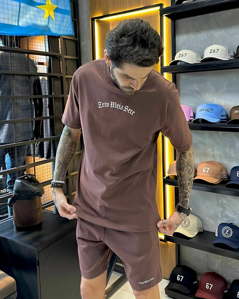 CAMISETA OVERSIZED - CAFÉ - comprar online