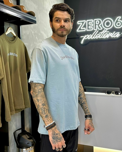 CAMISETA OVERSIZED - AZUL BEBE - comprar online