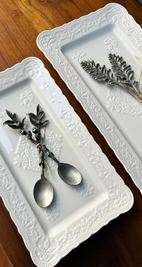 Bandeja Cerámica Musgo