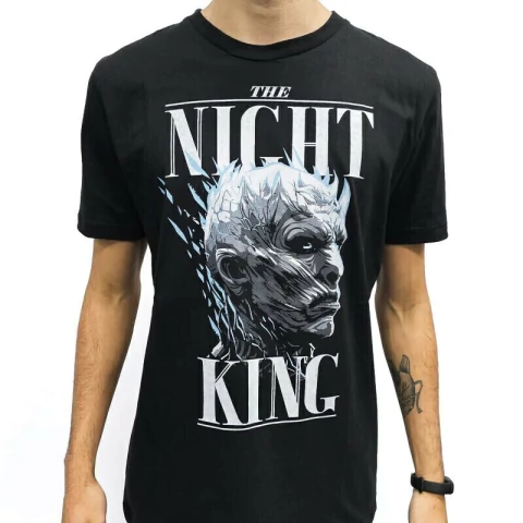 Remera The Night King Negra (Game Of Thrones)