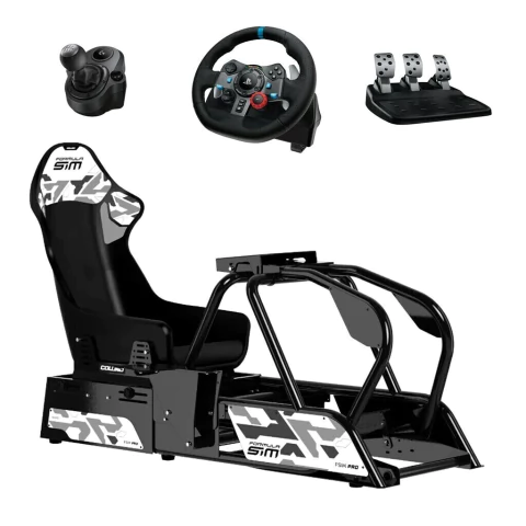 Combo Simulador Fórmula Sim Pro + G29 + Driving Force