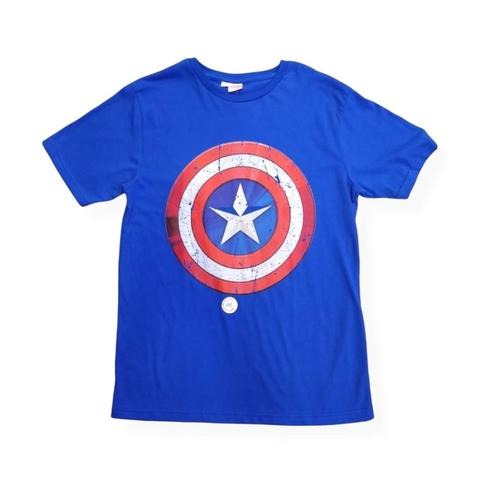 Remera Capitan America Escudo (Marvel)