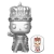 Funko Freddie Mercury King Plata (184) Rocks: Queen (Music) - comprar online