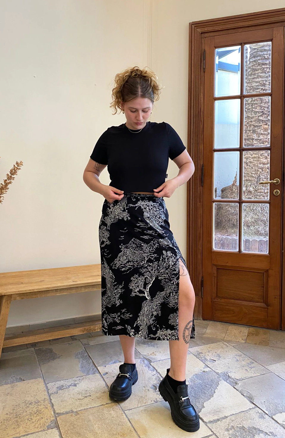 Falda Midi Bosque - Ed. Limitada