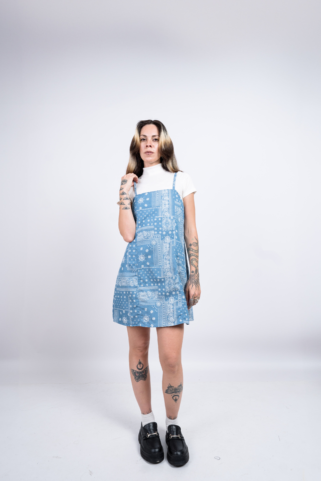 Vestido Bandana Jean - Ed. Limitada thumbnail 2