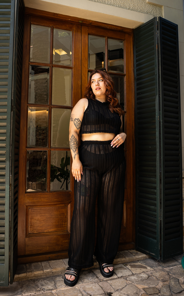 Set Playa Crochet - Negro thumbnail 2