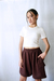 Remera Natural crop