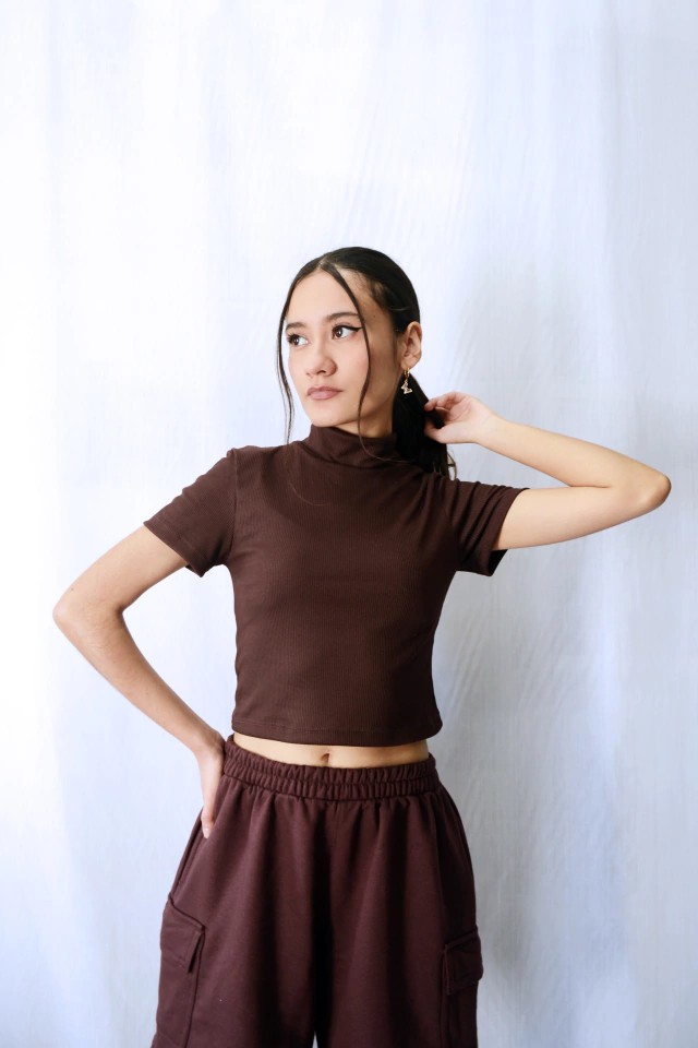 Polera Chocolate crop thumbnail 2