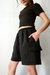 Bermuda over Saturnz - Negra - tienda online