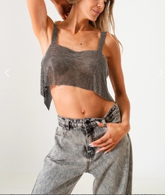 T1536 TOP IMPORTADO RECTO STRASS