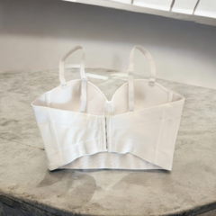 T837 BUSTIER IMPORTADO CANUTILLO BLANCO en internet