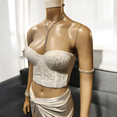 T837 BUSTIER IMPORTADO CANUTILLO BLANCO