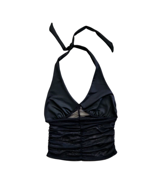 T1717 TOP MARYLIN FULL DRAP NEGRO - comprar online