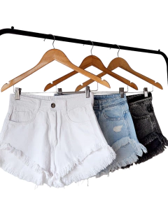 SH205 SHORT JEAN RIGIDO BLANCO en internet