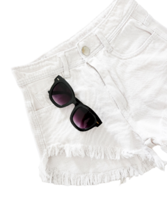 SH205 SHORT JEAN RIGIDO BLANCO - comprar online