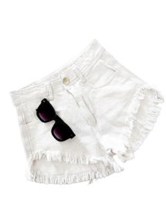 SH205 SHORT JEAN RIGIDO BLANCO