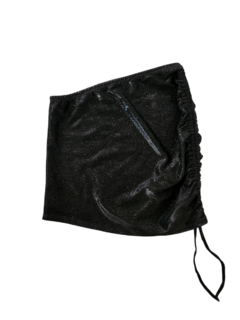 M470 GLITER IRREGULAR TIRA DRAP NEGRO