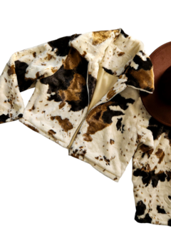 CAM117 CAMPERA COW CHOCO - Mora Mia