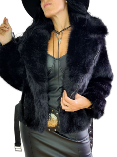 CAM7 SACO PIEL/CINTO - tienda online