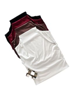 (T50) (T1643) REMERA POLERA FRUNCE