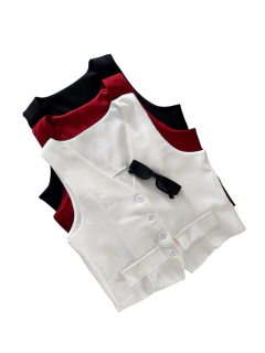 BL07 CHALECO CORTO CATY/BOLSILLO