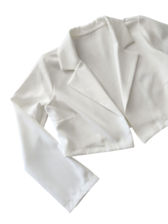 BL06 BLAZER CATY CORTO BLANCO