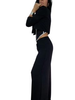 P248 PANTALON MEGA PALAZZO CREP - comprar online