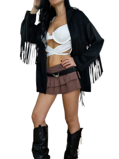 T1706 CROP IMPORTADO RECORTES ARO BLANCO - Mora Mia