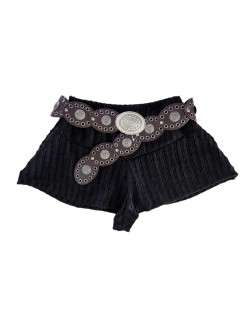 SH310 SHORT VOLADO SIMIL BRODERIE - Mora Mia