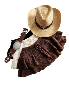 M511 MINI VOLADO TEJIDA - comprar online