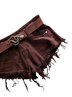 SH315 SHORT DENIM CHOCO - comprar online