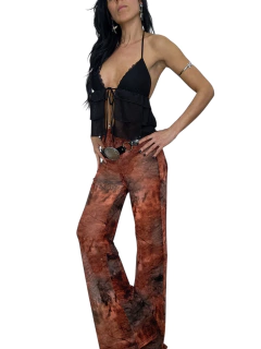 P252 PANTALON OXFORD TUL BATIK CHOCO