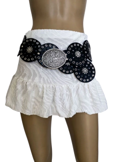 M530 MINI VOLADO TRAMADA BLANCO - comprar online