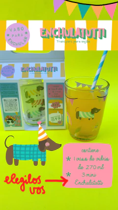 Vaso para enchular + 3 mini ENCHULATUTTI en internet