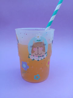 Vaso PLASTICO para enchular + 3 mini ENCHULATUTTI - Say Ilustracion