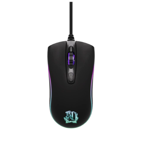 MOUSE RAPTOR STORM GRIP 3600DPI 7 COLORES