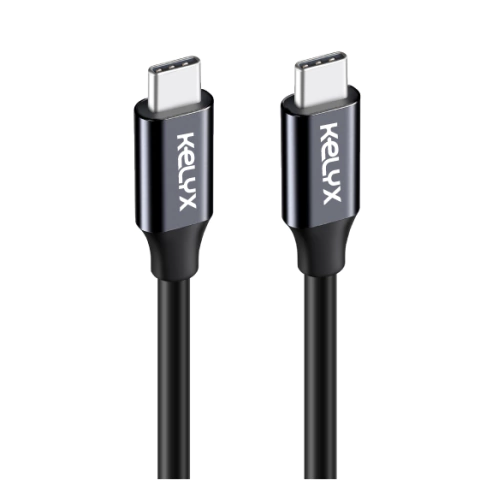 CABLE KELYX USB TIPO C A TIPO C 65W 4K ULTRA HD