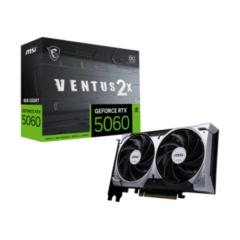 PLACA DE VIDEO MSI RTX 5060 VENTUS 2X OC 8GB